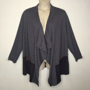 Logo Lounge size 2X purple waterfall sweater
